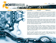 Tablet Screenshot of nortebagua.com